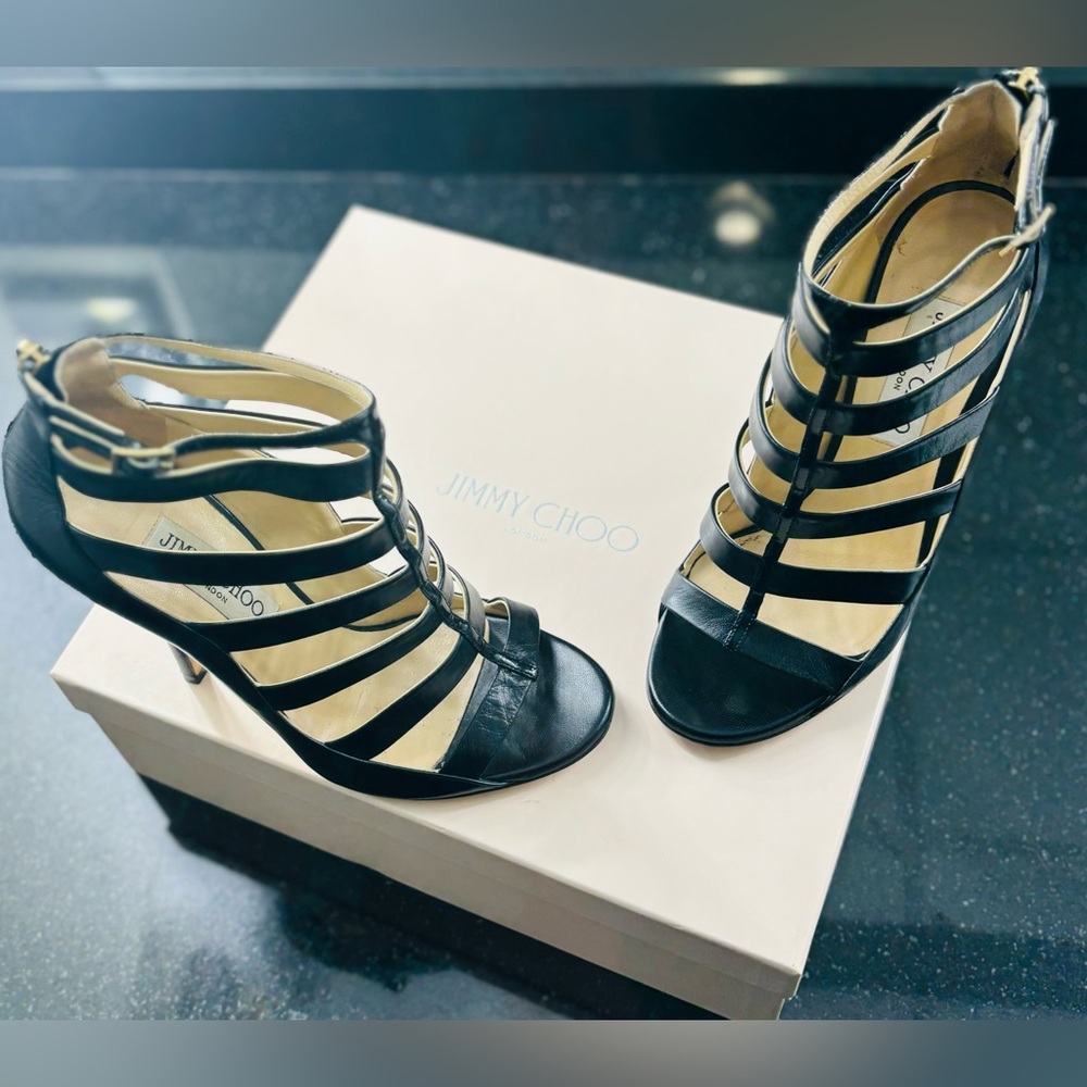Jimmy Choo Fathom Heels, size 8 - Picture 8 of 15